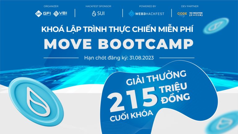 ĐỐI TÁC ĐÀO TẠO CHÍNH THỨC CỦA CÁC HỆ SINH THÁI HÀNG ĐẦU: NEAR, POLKADOT, SUI,...